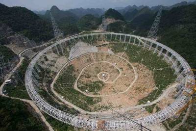 الصين تبني أكبر تلسكوب لاسلكي في العالم بحثاً عن مخلوقات فضائية