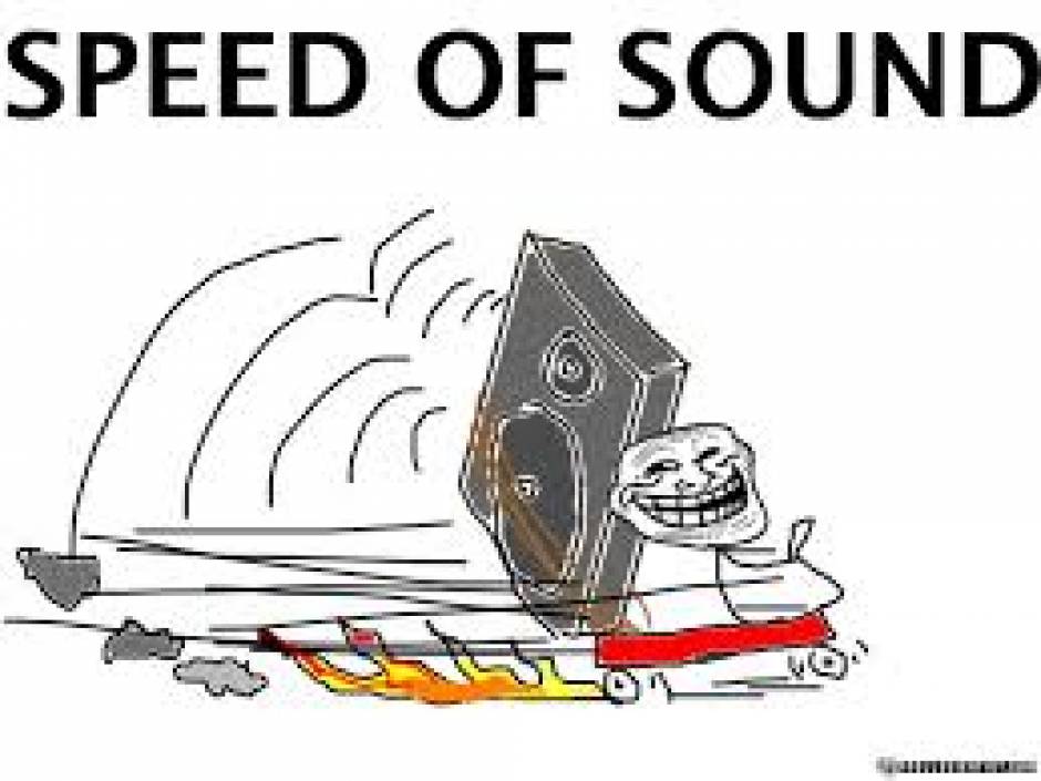 سرعة الصوت speed of sound